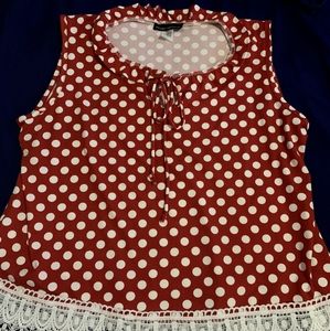 Red dots Blouse